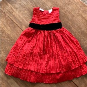 Toddler 4T red holiday dress